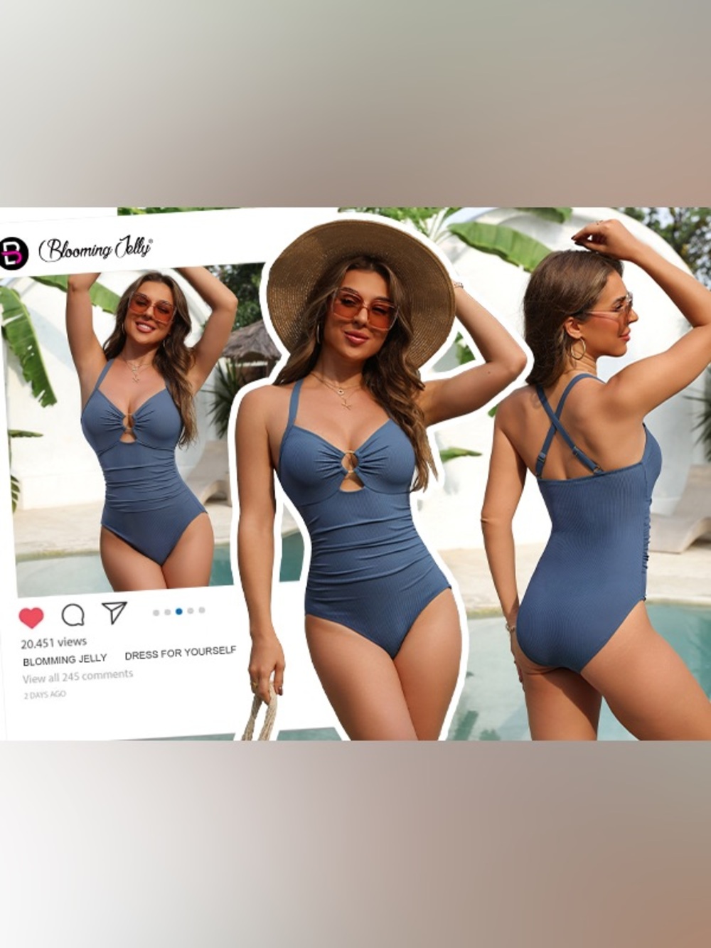 NWT Blooming Jelly One Piece M‎ W29